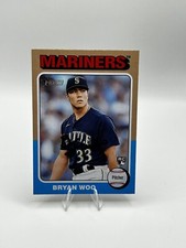 Bryan Woo 2024 Topps Heritage #245 RC Seattle Mariners