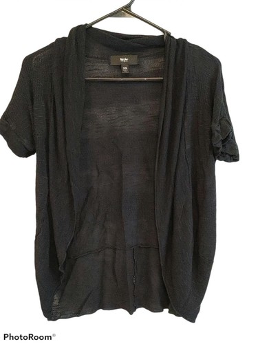 MOSSIMO WOMEN'S CARDIGAN XS BLACK OPEN 