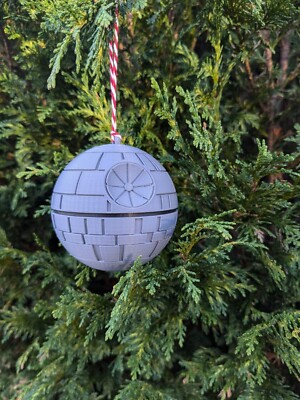 3D Druck Todesstern Christbaumkugel