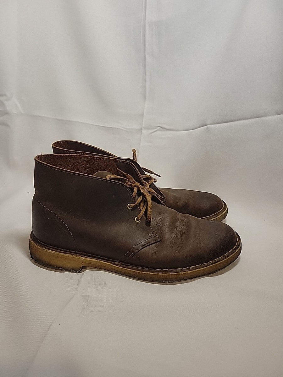 Clarks Men’s Dark Brown leather Chukka Boots with Tan Sole NEW 12W Clarks | Shoes | Clarks Mens Dark Brown Leather Chukka Boots  main image 3