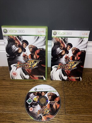 xbox 360 street fighter iv *NEUWERTIG* Capcom Pal Spiel Retro 2008 Selten Microsoft Live