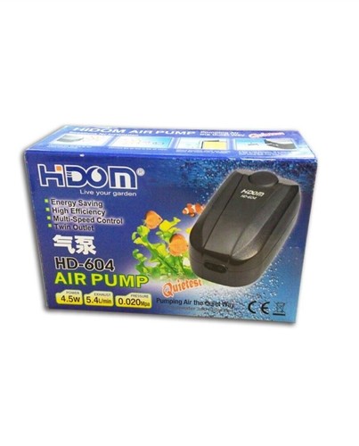 Aquarium Air Pump Fish Tank Quiet Single/Twin Valve with Accessories HIDOM - Picture 4 of 12