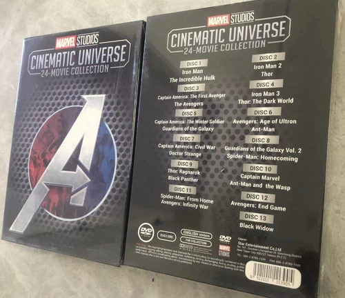 Marvel Studios Cinematic Universe 24-Movie Collection(13-Disc Box Set) New