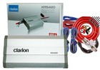 Clarion XR5420 Class 400 Watts 4 Channel Motorcycle Amp Car Audio Amplifier Kit