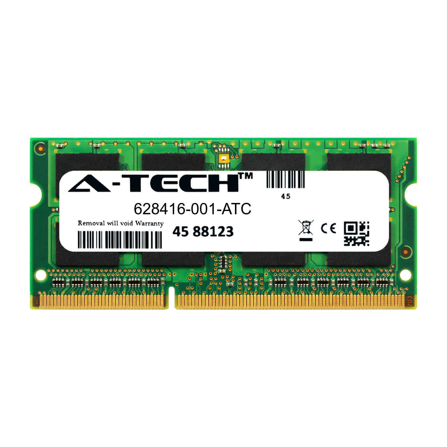 2GB DDR3 PC3-10600 1333MHz SODIMM (HP 628416-001 Equivalent  