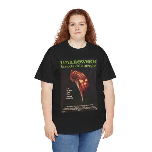Halloween 1978 Cult Classic Italian Release Vintage Movie Poster T-Shirt - Picture 11 of 13