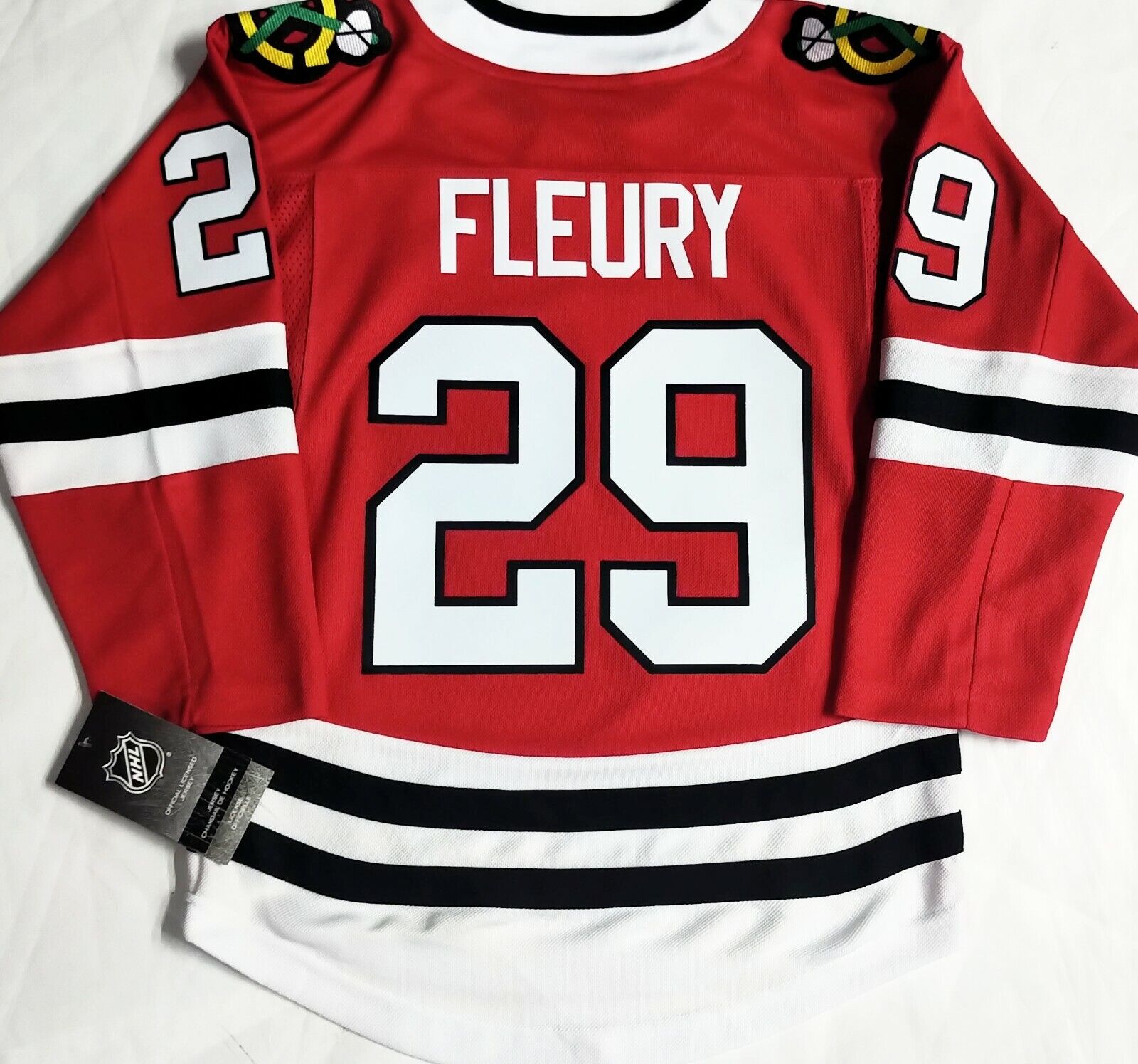 YOUTH-S M SALE 96%OFF MARC-ANDRE FLEURY CHICAGO PREMIER 【超ポイントバック祭】 JERSEY HOCKEY BLACKHAWKS BREAKAWAY