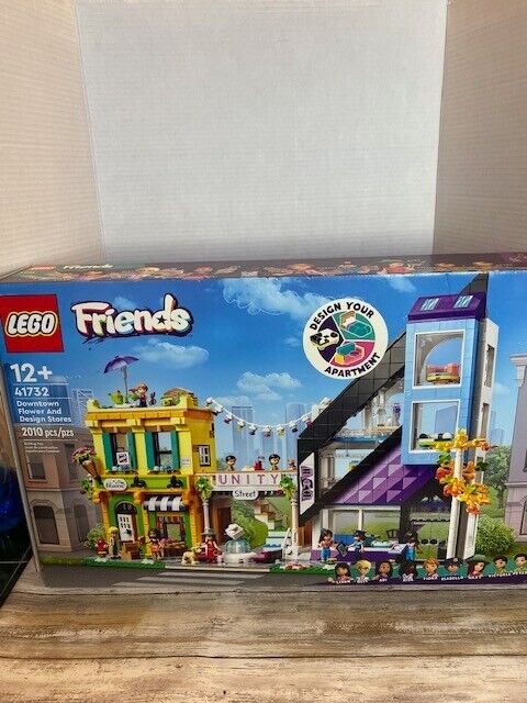 New with damaged Box LEGO FRIENDS: 41732- Downtown Flower and Design Stores