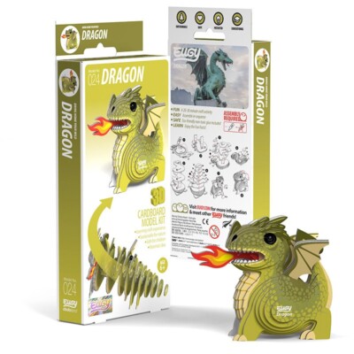Dragon 3D Cardboard Model Kit Eugy New