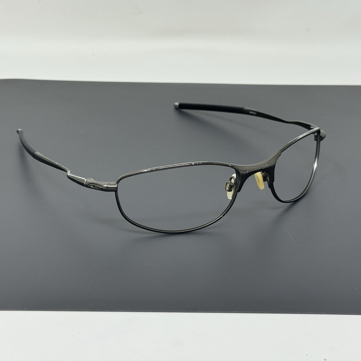 RARE OAKLEY TIGHTROPE SUNGLASSES Pewter Frames Only With Scratches