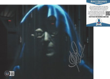 CLIVE REVILL SIGNED STAR WARS EMPIRE STRIKES BACK EMPEROR 8x10 PHOTO E COA BAS