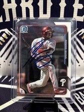 2015 Bowman - Chrome Prospects #BCP7 Roman Quinn, On Card Auto (AU,RC)