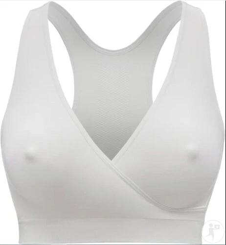 Medela Keep Cool Sleep Still- Und Schwangerschafts-BH Für Die Nacht Weiß L 1 Stk