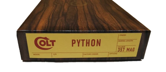 Colt Python Box - Gold Label - Select from 2-1/2", 4", 6" or 8" Models - Image 3 of 4