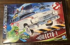 Ghostbusters ECTO-1 Car With Stretch Tech Slimer Track & Trap HASBRO NEW