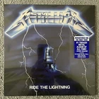 Metallica Ride The Lightning BLUE SPLATTER 40th Anniversary LP Vinyl