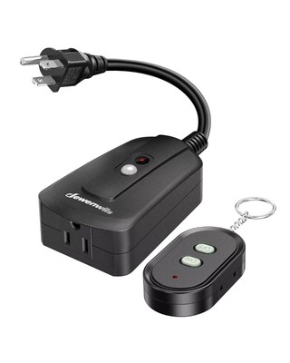DEWENWILS Waterproof Outdoor LED Light Wireless Remote Control Outlet Power