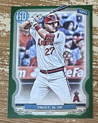 2020 Topps Gypsy Queen Mike Trout Green Parallel Card!!