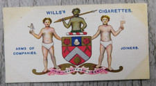 Arms of Companies No 22 Joiners' Co VTG Wills Cigarettes Tobacco Co Trading Card