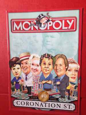 2000 Coronation Street Edition Monopoly Instructions Rules Booklet Book Guide