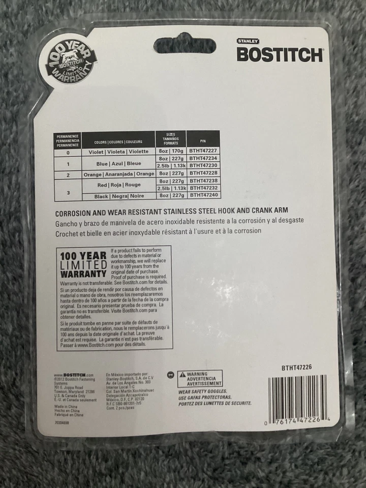 Línea de tiza azul aluminio Stanley Bostitch 4 oz - NUEVO Foto 2 de 2