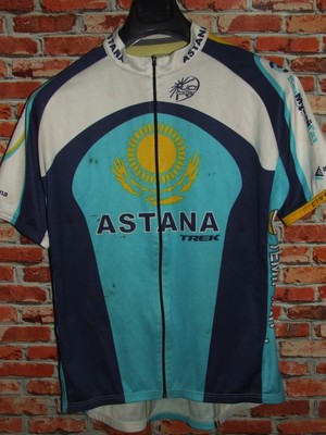 Astana Bontrager Fahrradtrikot Cycling Shirt Maillot Gr. XXL