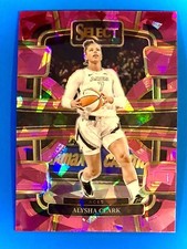 2024 Panini Select WNBA Concourse Pink Ice Alysha Clark #43 Las Vegas Aces