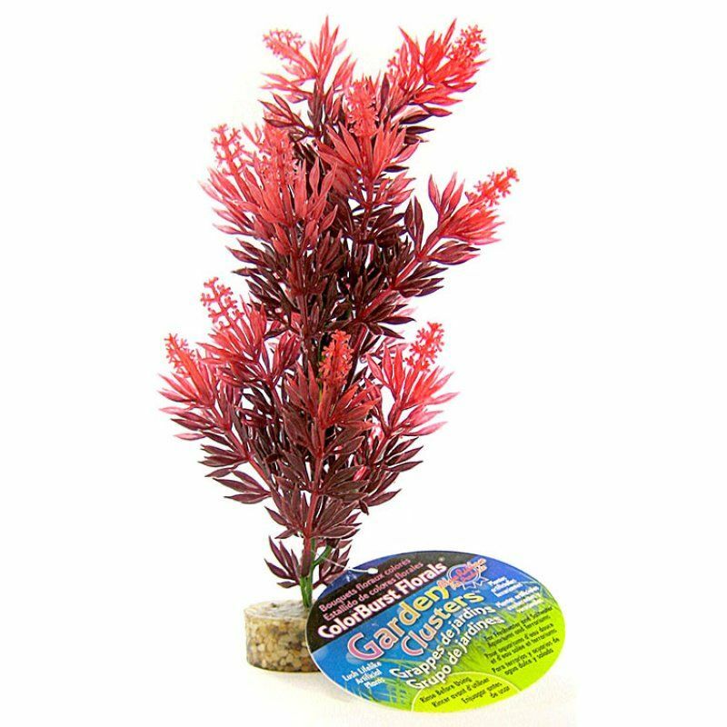 Blue Ribbon Pet Products Ablcb2006Rd Bush Plant For Aquarium, Large, Red (716184488274)