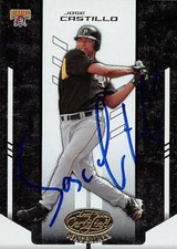 Jose Castillo autographed Baseball Card 2004 Leaf Certified Materials #107