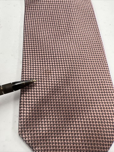 Breuer Men's Pink Geometric Silk Neck Tie $158 - Picture 7 of 10