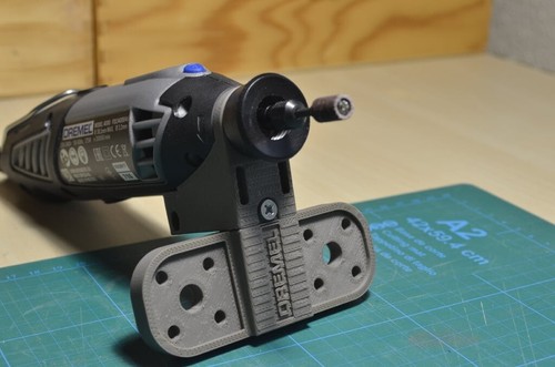 3D Printed Vertical Support for Dremel - Picture 3 of 4
