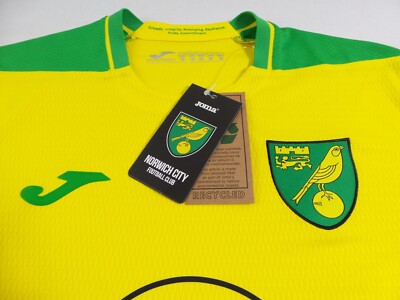 New Joma 2021-2022 Norwich City F.C Soccer Jersey Size Mens Medium