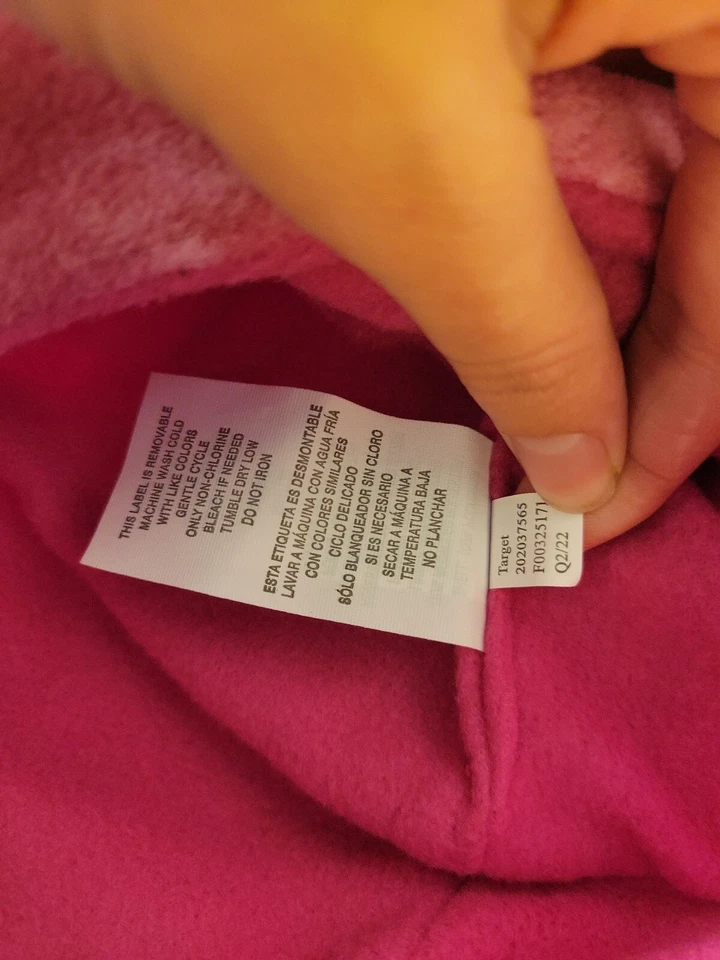 Gorro de invierno de lana rosa para niñas Foto 3 de 4