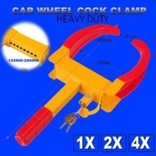 1/2/4X Wheel Lock Anti Theft Car Wheel Clamp 4 Mobility Scooter Disabled Bike CE