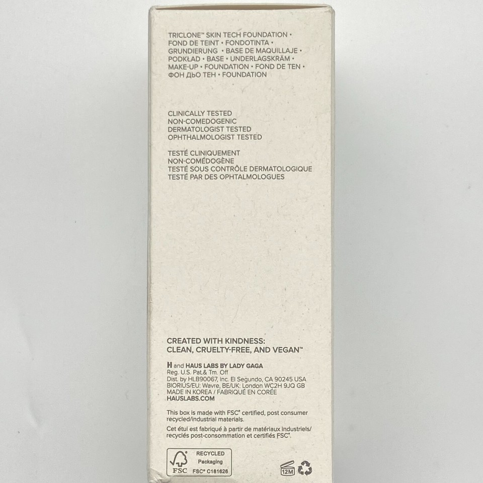 Haus Labs By Lady Gaga Triclone Skin Tech Foundation 120 Light Warm