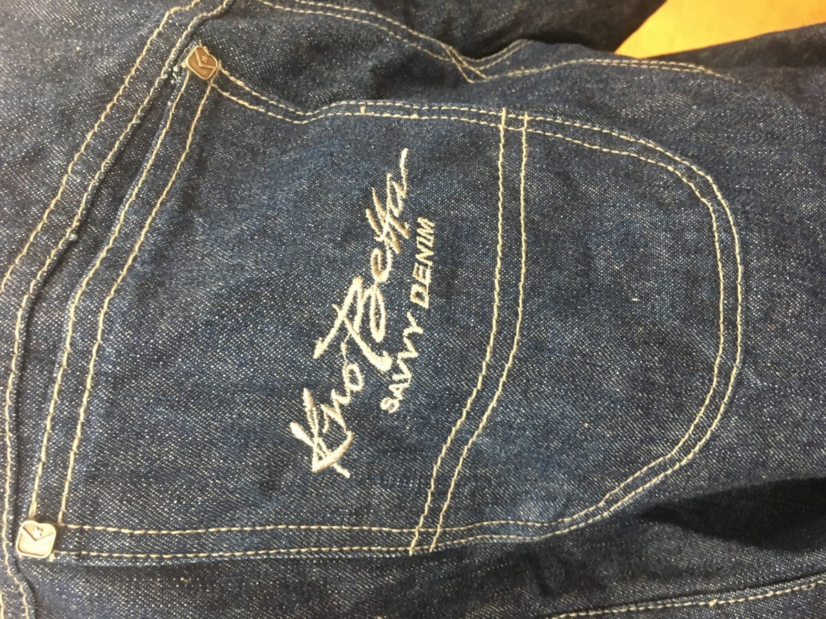 Kno-Betta Savvy Denim Collection Knobetta Jacket Jean Cotton Large 