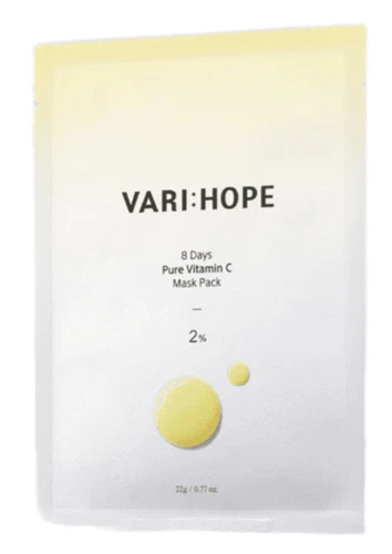 Vari:hope 8days Pure Vitamin C Mask Pack  22g x 5ea Moisturizing K-Beauty