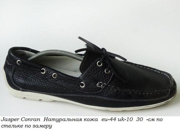 Men Jasper Conran Heels Navy Leather 44