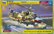 Zvezda 1/48 4830 Russian Combat Helicopter Ka-52 "Alligator" Brand New Complete