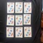Vintage Blue Mother Of Pearl Buttons On Original Cards Lot of 12 — photo 1