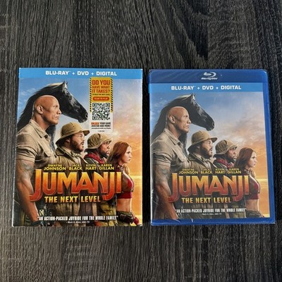 Jumanji  The Next Level  (Blu-Ray + DVD + Dig)     .BRAND NEW & SEALED!