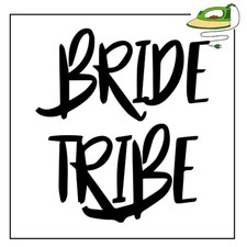 Bride To Be Wedding Hen Do Party Bride Tribe Design Iron On T-Shirt Transfer