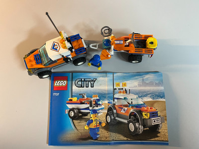 Lego Set 7737 Coast Guard 4WD & Jet Scooter mit OBA