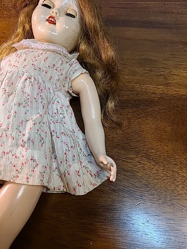 50s IDEAL STRUNG DOLL RED HAIR EYES OPEN/CLOSE EXCELLENT CONDITION - Picture 4 of 23