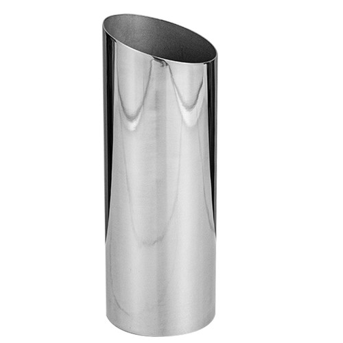 Stainless Steel Vase Artificial Flower Small Bud Bouquet Cylindrical - Picture 6 of 12