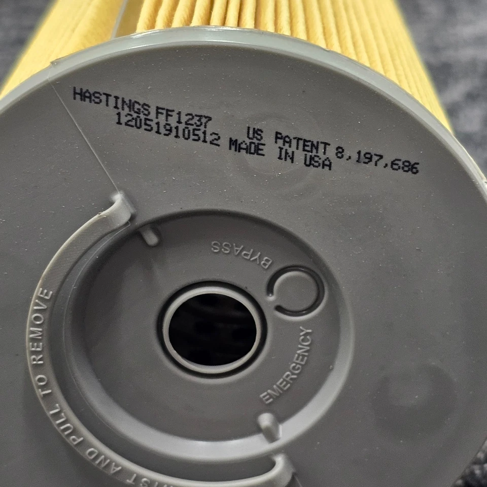 Filtro de combustible Hastings FF1237 para modelos seleccionados 87-17 Freightliner Mack Peterbilt Foto 4 de 4