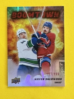2025/26 Upper Deck BT-12 Kiefer Sherwood Vancouver Chucks Boomtown /199 Insert