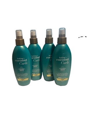 Set Of 4! OGX Locking + Coconut Curls Finishing Mist 6 oz DISCONTINUED Hair