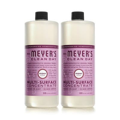 Mrs. Meyer's Peony Multi-Surface Cleaner Concentrate 32 fl oz - 2 Pack