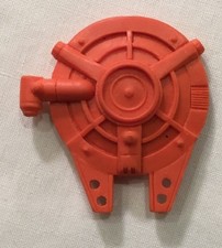 Minifigura naranja 1978 Japón Maruka Star Wars Keshi Millennium Falcon Ship